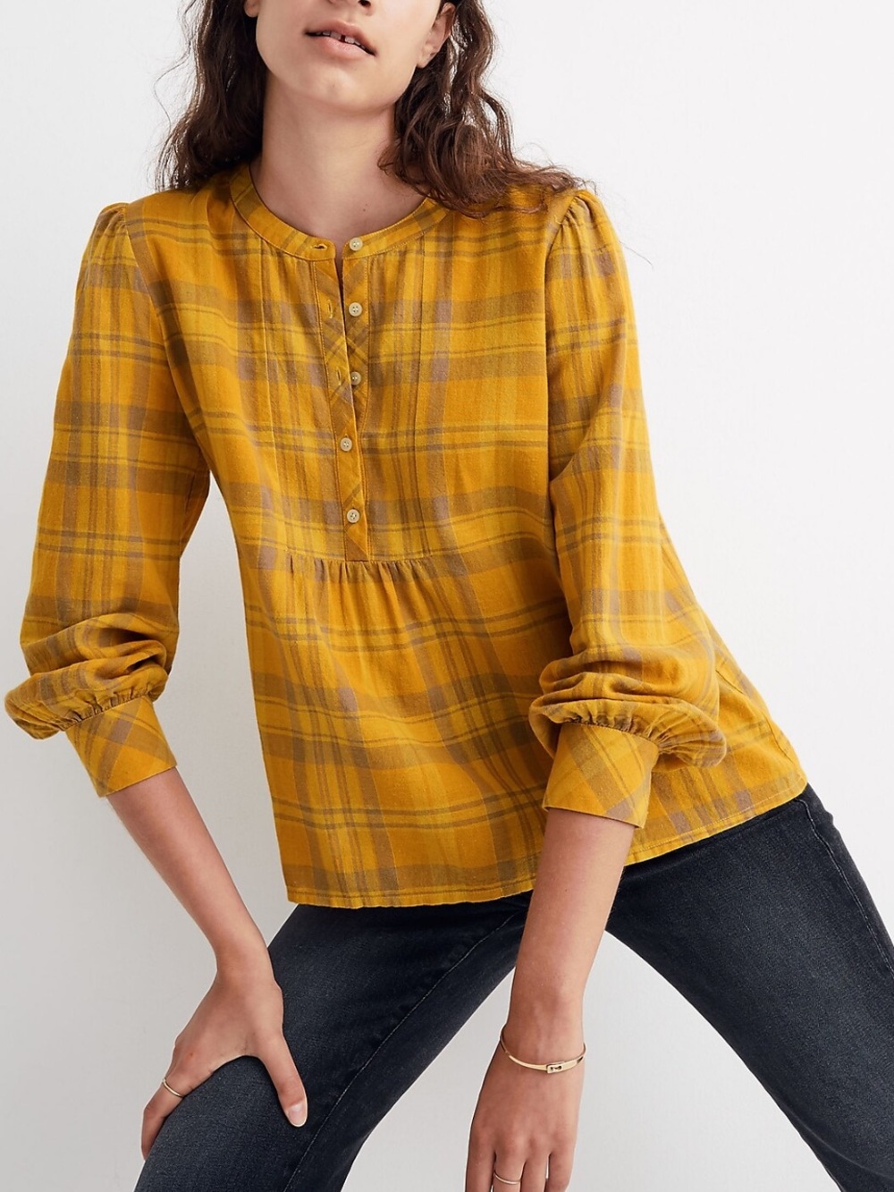 Madewell Leysfield Popover Shirt